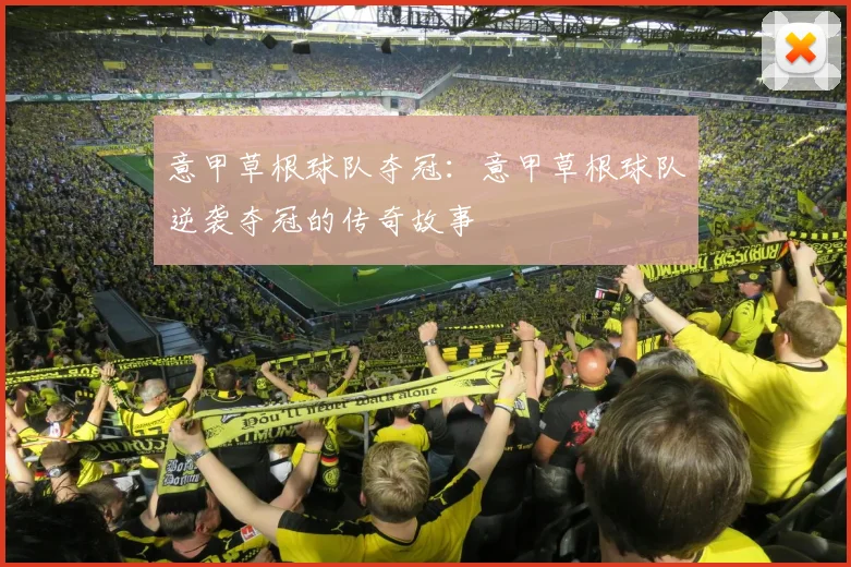意甲草根球队夺冠：意甲草根球队逆袭夺冠的传奇故事